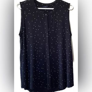 DH NAVY/DOT Jersey Shell, L. Fall Sale